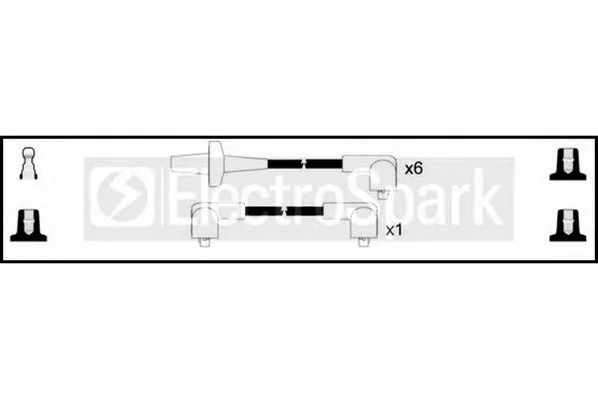 OEK459 STANDARD Высоковольтные провода (комплект проводов зажигания) (фото 1)