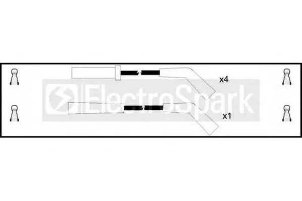OEK515 STANDARD Высоковольтные провода (комплект проводов зажигания) (фото 1)