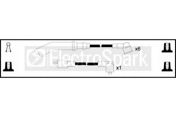 OEK530 STANDARD Высоковольтные провода (комплект проводов зажигания) (фото 1)