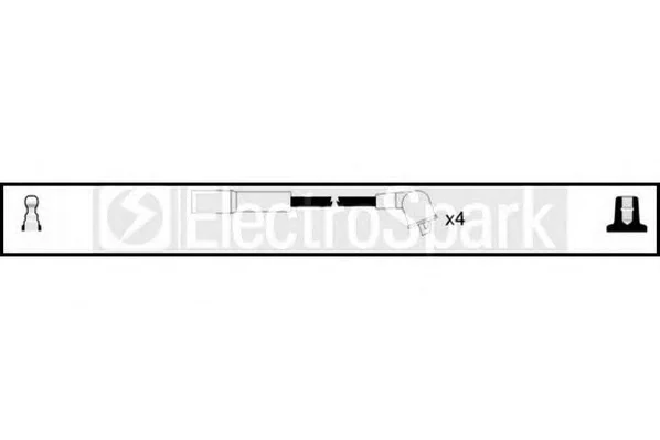 OEK536 STANDARD Высоковольтные провода (комплект проводов зажигания) (фото 1)
