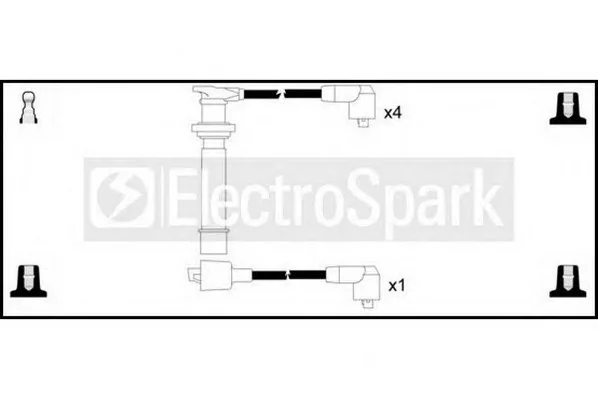 OEK583 STANDARD Высоковольтные провода (комплект проводов зажигания) (фото 1)