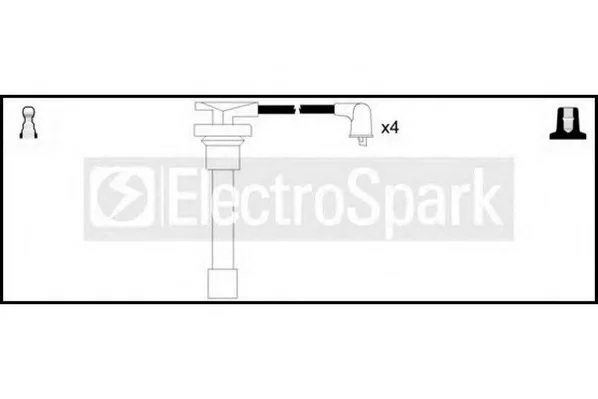 OEK598 STANDARD Высоковольтные провода (комплект проводов зажигания) (фото 1)