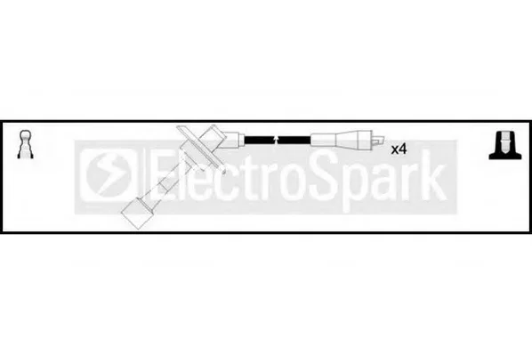 OEK691 STANDARD Высоковольтные провода (комплект проводов зажигания) (фото 1)