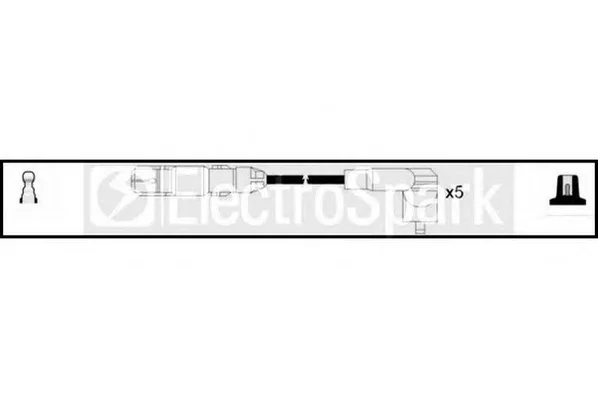 OEK693 STANDARD Высоковольтные провода (комплект проводов зажигания) (фото 1)