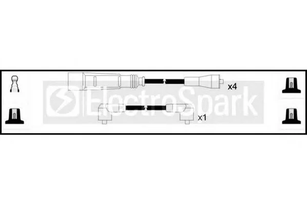 OEK764 STANDARD Высоковольтные провода (комплект проводов зажигания) (фото 1)