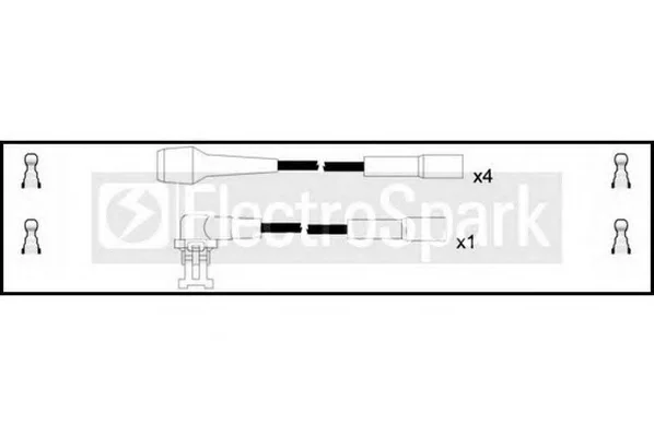OEK789 STANDARD Высоковольтные провода (комплект проводов зажигания) (фото 1)