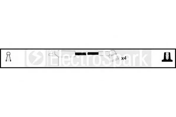 OEK796 STANDARD Высоковольтные провода (комплект проводов зажигания) (фото 1)