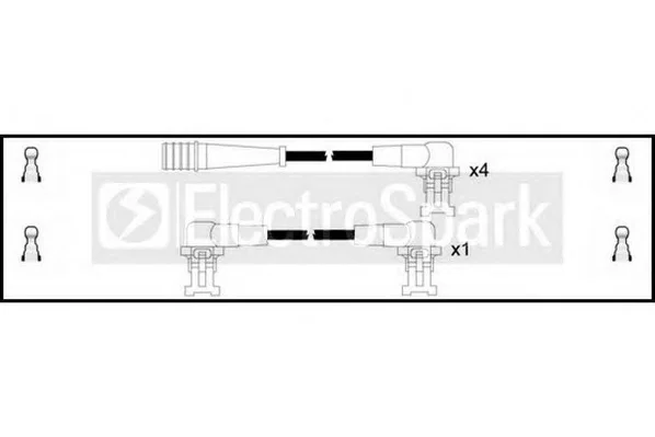 OEK816 STANDARD Высоковольтные провода (комплект проводов зажигания) (фото 1)