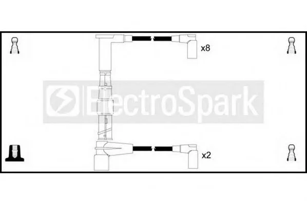 OEK932 STANDARD Высоковольтные провода (комплект проводов зажигания) (фото 1)