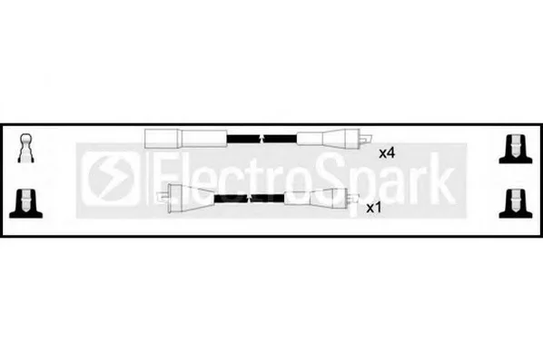 OEK955 STANDARD Высоковольтные провода (комплект проводов зажигания) (фото 1)