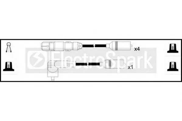 OEK979 STANDARD Высоковольтные провода (комплект проводов зажигания) (фото 1)