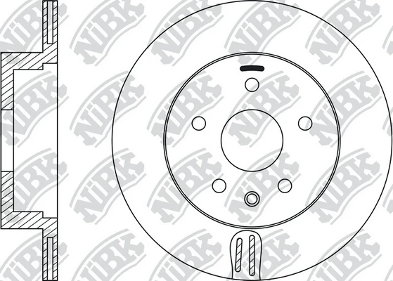 RN22001V NIBK Тоpмозной диск (фото 1)