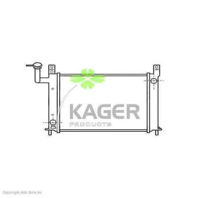 31-0234 KAGER Радиатор охлаждения двигателя (фото 1)