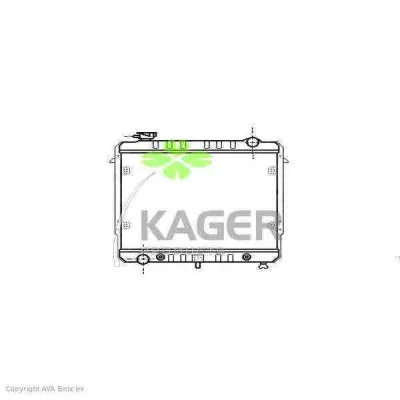 31-0549 KAGER Радиатор охлаждения двигателя (фото 1)
