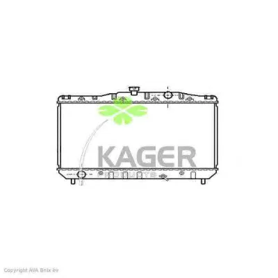 31-1073 KAGER Радиатор охлаждения двигателя (фото 1)