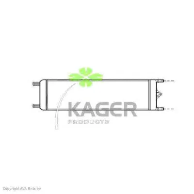 31-3608 KAGER Радиатор охлаждения двигателя (фото 1)