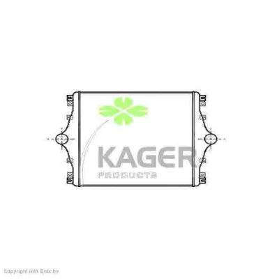 31-3982 KAGER Интеркулер (радиатор интеркулера) (фото 1)