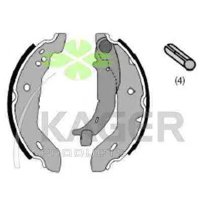 34-0023 KAGER Тормозные колодки (фото 1)