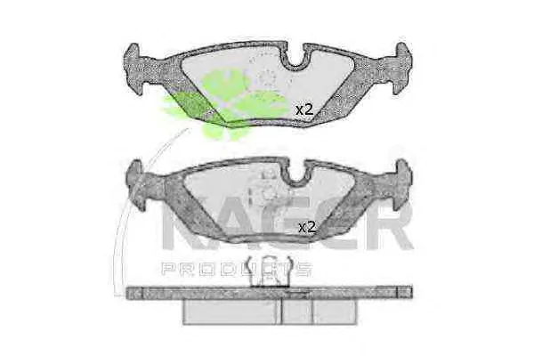35-0101 KAGER Тормозные колодки (фото 1)