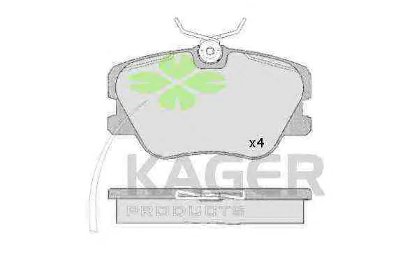 35-0220 KAGER Тормозные колодки (фото 1)
