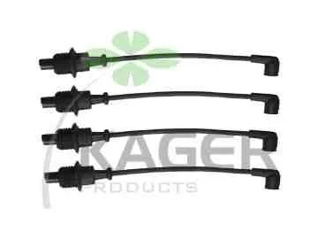 64-0004 KAGER Высоковольтные провода (комплект проводов зажигания) (фото 1)
