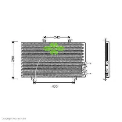 94-5025 KAGER Радиатор кондиционера (фото 1)