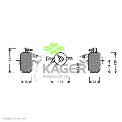94-5215 KAGER Осушитель кондиционера (фото 1)