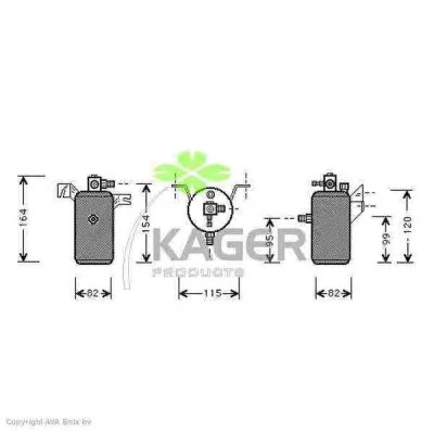 94-5617 KAGER Осушитель кондиционера (фото 1)