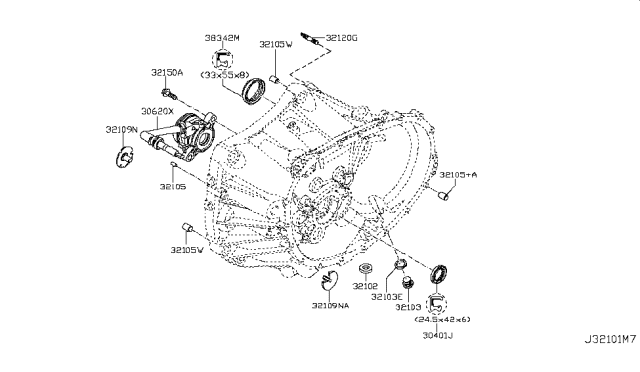 1102600QAB NISSAN Прокладка пробки сливной медь nissan (фото 6)