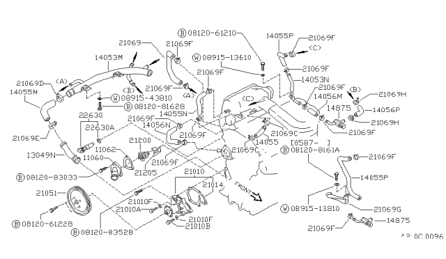 21200-V0206 NISSAN Термостат (фото 4)