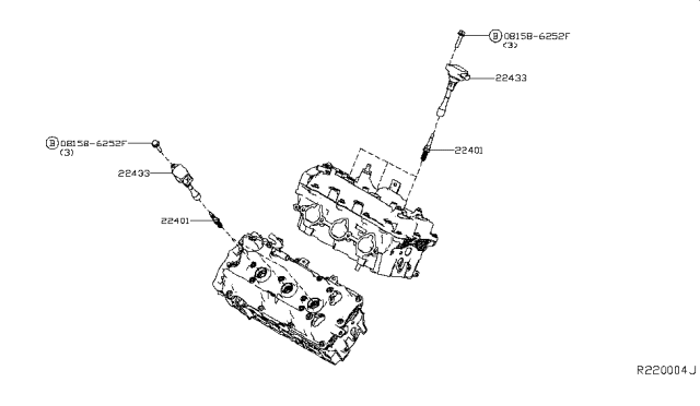 22448JA11C NISSAN Катушка зажигани (фото 6)