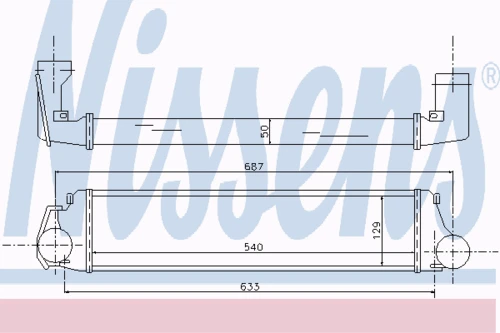 96741 NISSENS Интеркулер (фото 7)