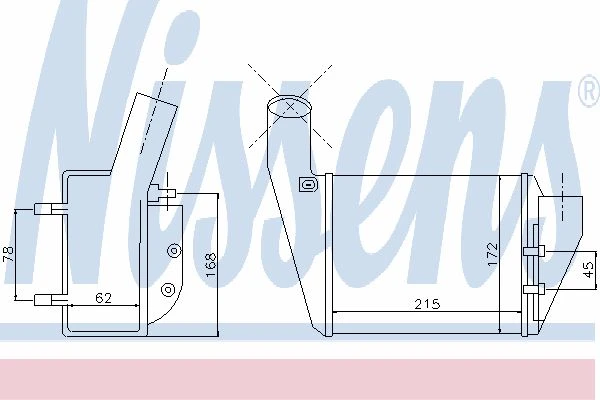 96691 NISSENS Интеркулер (фото 6)