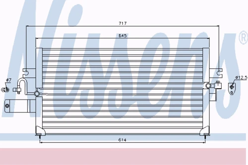 94427 NISSENS Конденсатор, кондиционер (фото 6)