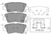 H361I15 NPS Комплект тормозных колодок, дисковый тормоз (фото 3)