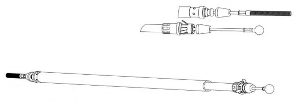 FA02260 KAWE Трос (тросик) ручника (фото 1)