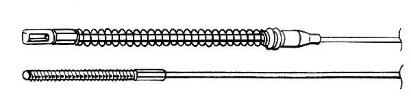 OP02102 KAWE Трос (тросик) ручника (фото 1)