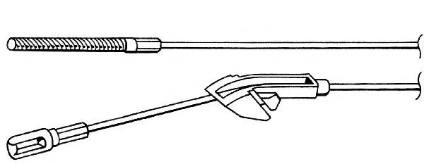 OP02166 KAWE Трос (тросик) ручника (фото 1)