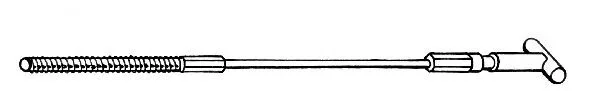 OP02175 KAWE Трос (тросик) ручника (фото 1)