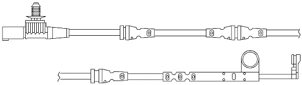 WS0276A KAWE Датчик износа тормозных колодок (фото 1)