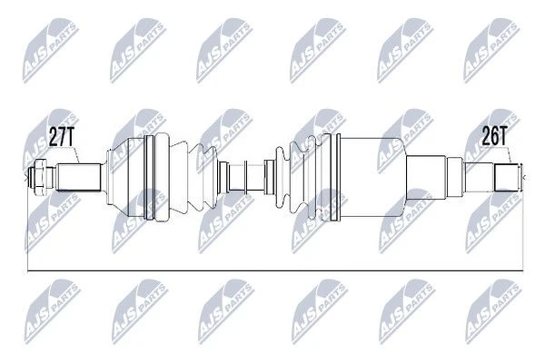 NPW-JG-000 NTY Приводной вал (фото 6)