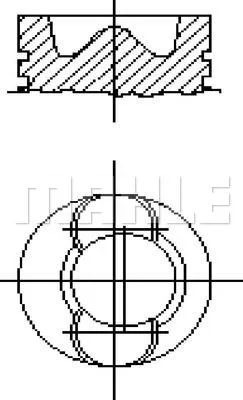 E76500 KNECHT/MAHLE Поршень (фото 1)