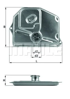 HX 47 KNECHT/MAHLE Фильтр масляный АКПП / КПП (коробки передач) (фото 1)