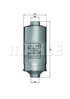 KL 59 KNECHT/MAHLE Топливный фильтр (фото 1)