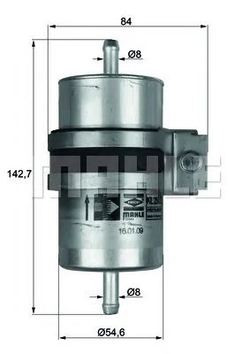 KLH 29/1 KNECHT/MAHLE Топливный фильтр (фото 1)