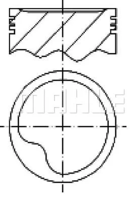 S14200 KNECHT/MAHLE Поршень (фото 1)