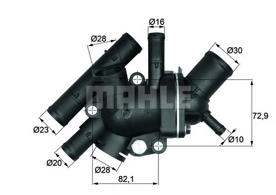 TI 134 88 KNECHT/MAHLE Термостат (фото 1)