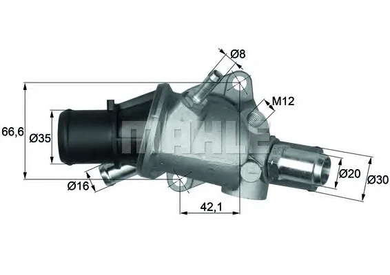 TI 89 83 KNECHT/MAHLE Термостат (фото 1)