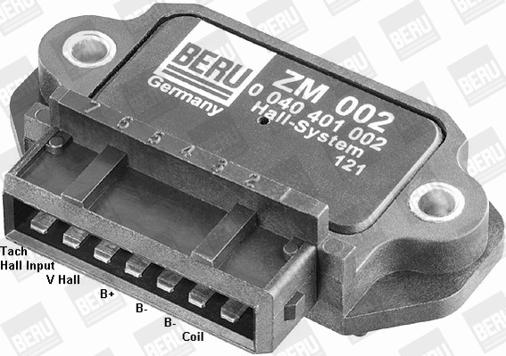 ZM002 BERU Коммутатор, система зажигания (фото 3)
