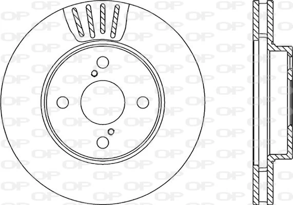 BDA2292.20 OPEN PARTS Тормозной диск (фото 3)